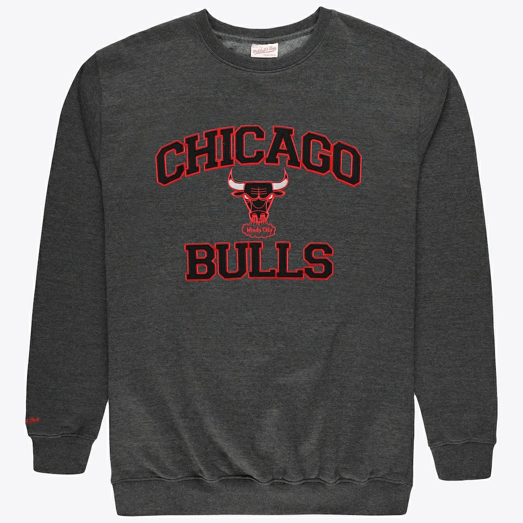 Mitchell & Ness Chicago Bulls Hardwood Classics Big & Tall Crewneck Sweatshirt