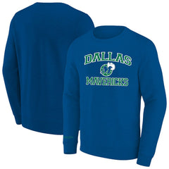 Mitchell & Ness Dallas Mavericks Hardwood Classics Big & Tall Crewneck Sweatshirt