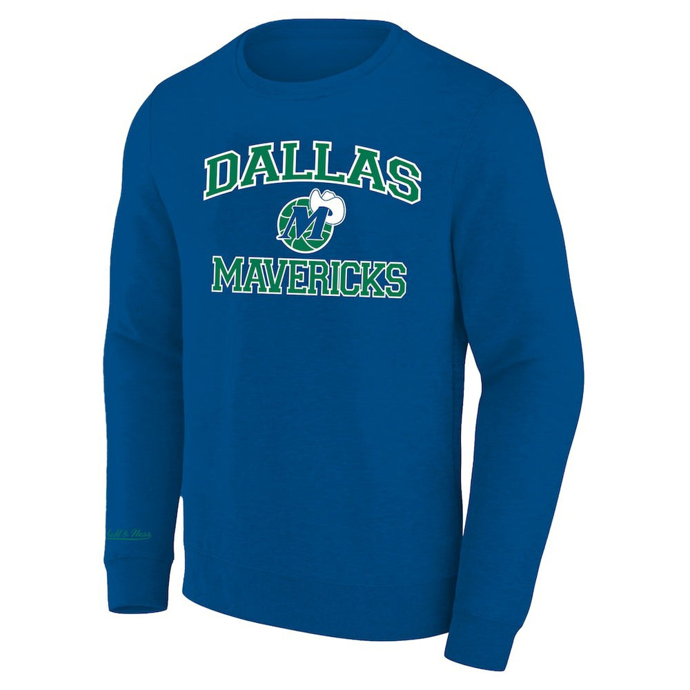 Mitchell & Ness Dallas Mavericks Hardwood Classics Big & Tall Crewneck Sweatshirt