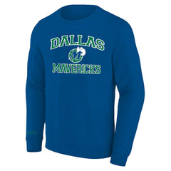 Mitchell & Ness Dallas Mavericks Hardwood Classics Big & Tall Crewneck Sweatshirt