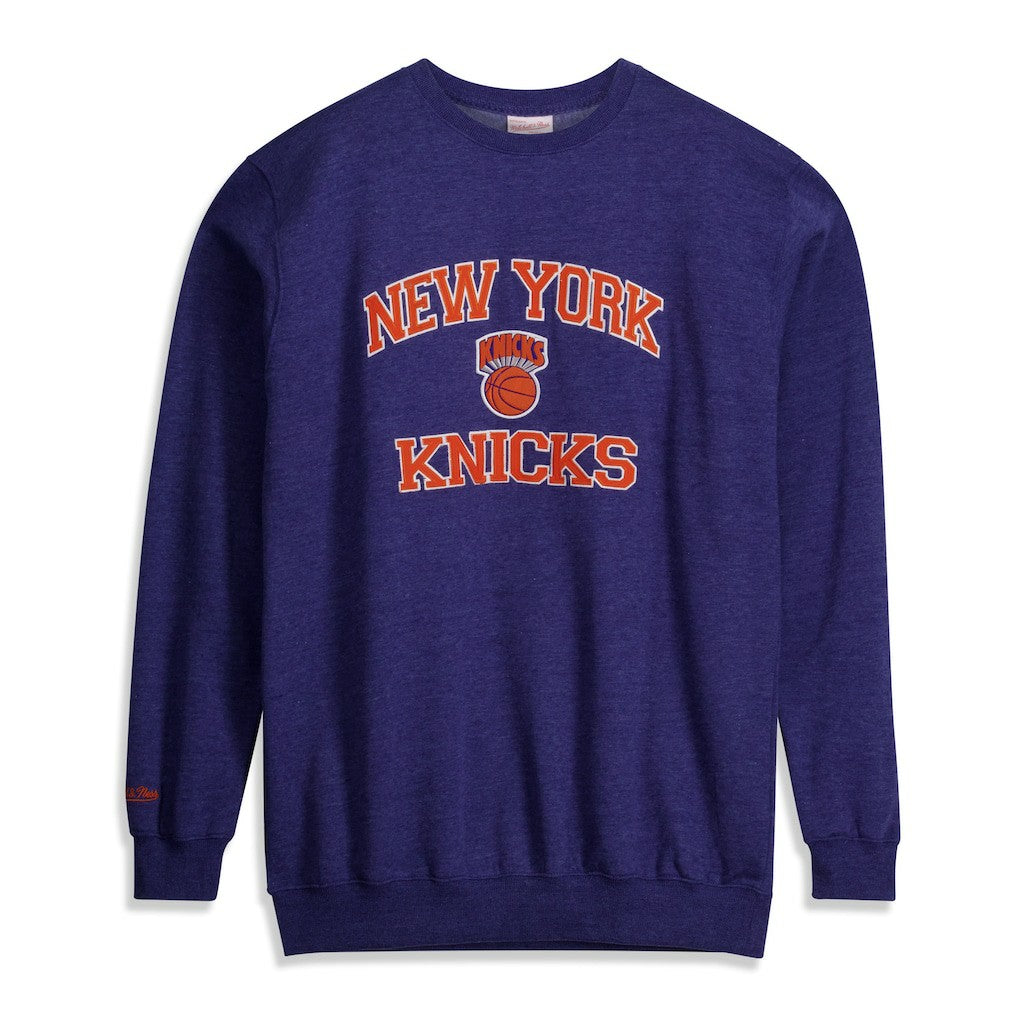 Mitchell & Ness New York Knicks Hardwood Classics Big & Tall Crewneck Sweatshirt