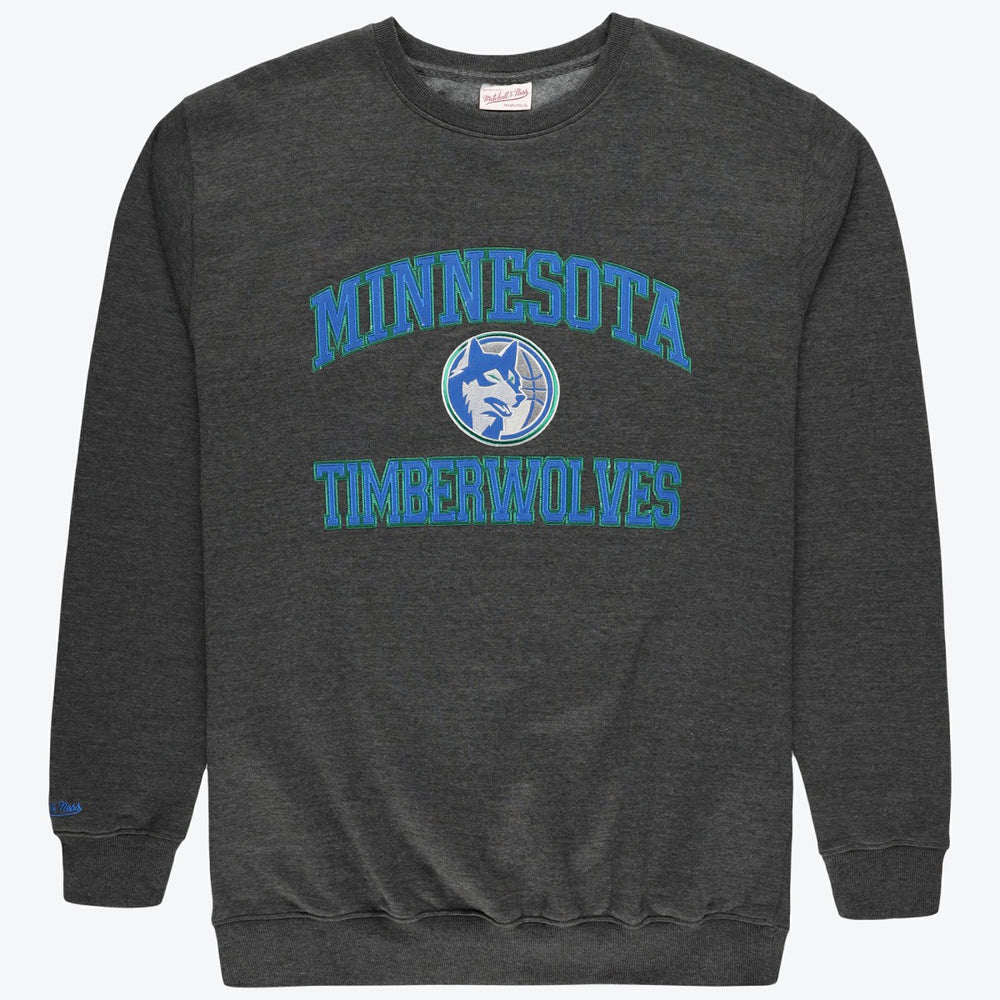 Mitchell & Ness Minnesota Timberwolves Hardwood Classics Big & Tall Crewneck Sweatshirt