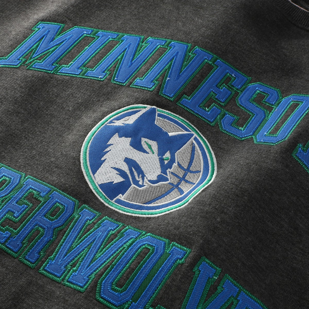 Mitchell & Ness Minnesota Timberwolves Hardwood Classics Big & Tall Crewneck Sweatshirt