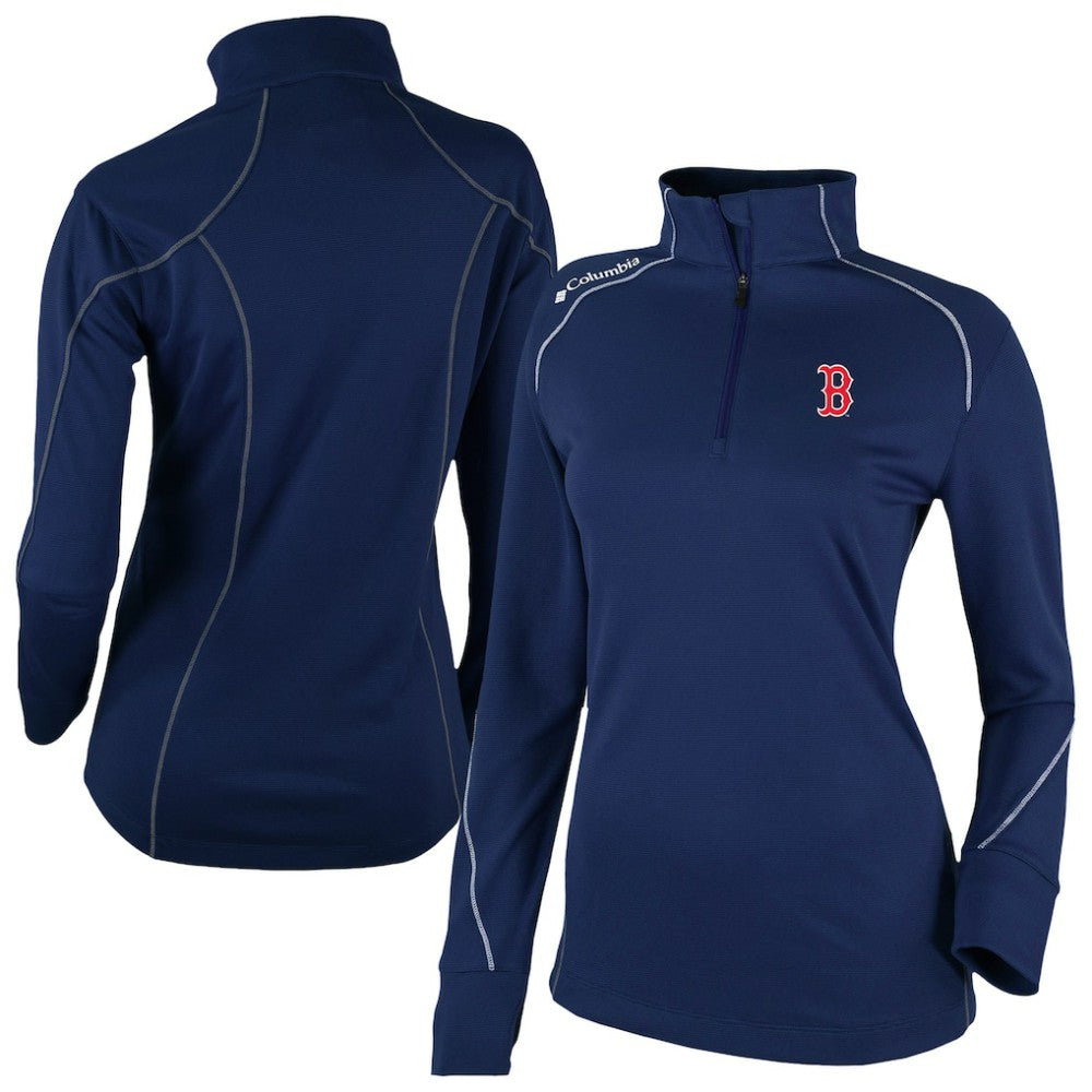 Navy Boston Red Sox Columbia Women's Shotgun 2.0 Quarter-Zip Pullover