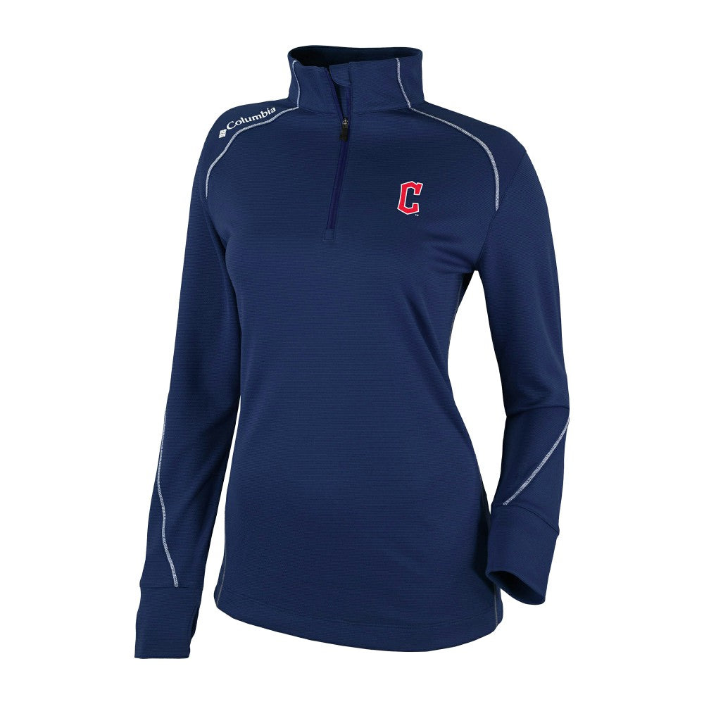 Navy Cleveland Guardians Columbia Women's Shotgun 2.0 Quarter-Zip Pullover