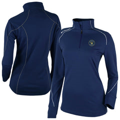 Navy Milwaukee Brewers Columbia Women's Shotgun 2.0 Quarter-Zip Pullover