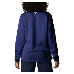 Navy Los Angeles Angels Columbia Women's Skiff Guide Fleece Half-Zip Pullover Jacket
