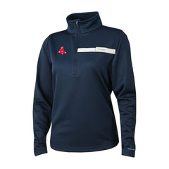 Navy Boston Red Sox Columbia Women's Skiff Guide Fleece Half-Zip Pullover Jacket