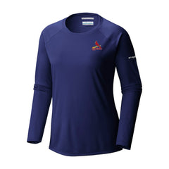 Navy St. Louis Cardinals Columbia Tidal Tee II Long Sleeve T-Shirt