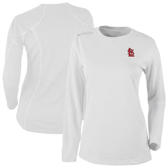White St. Louis Cardinals Columbia Shotgun Long Sleeve T-Shirt