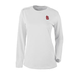 White St. Louis Cardinals Columbia Shotgun Long Sleeve T-Shirt