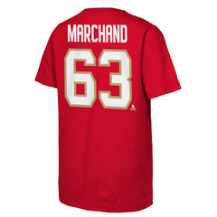NHL Brad Marchand Florida Panthers Youth Player Name & Number T-Shirt