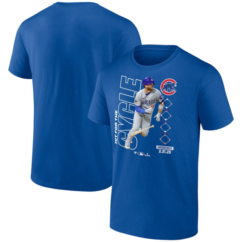 Royal Carson Kelly Chicago Cubs Hit For The Cycle T-Shirt