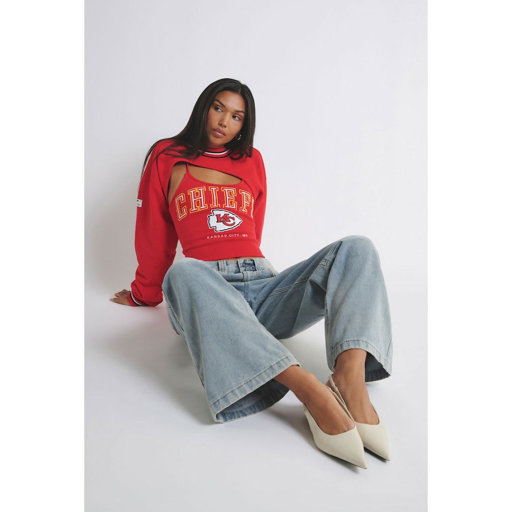 Off Season Women's Fleece Shrug Cami - Kansas City Chiefs