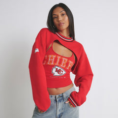 Off Season Women's Fleece Shrug Cami - Kansas City Chiefs