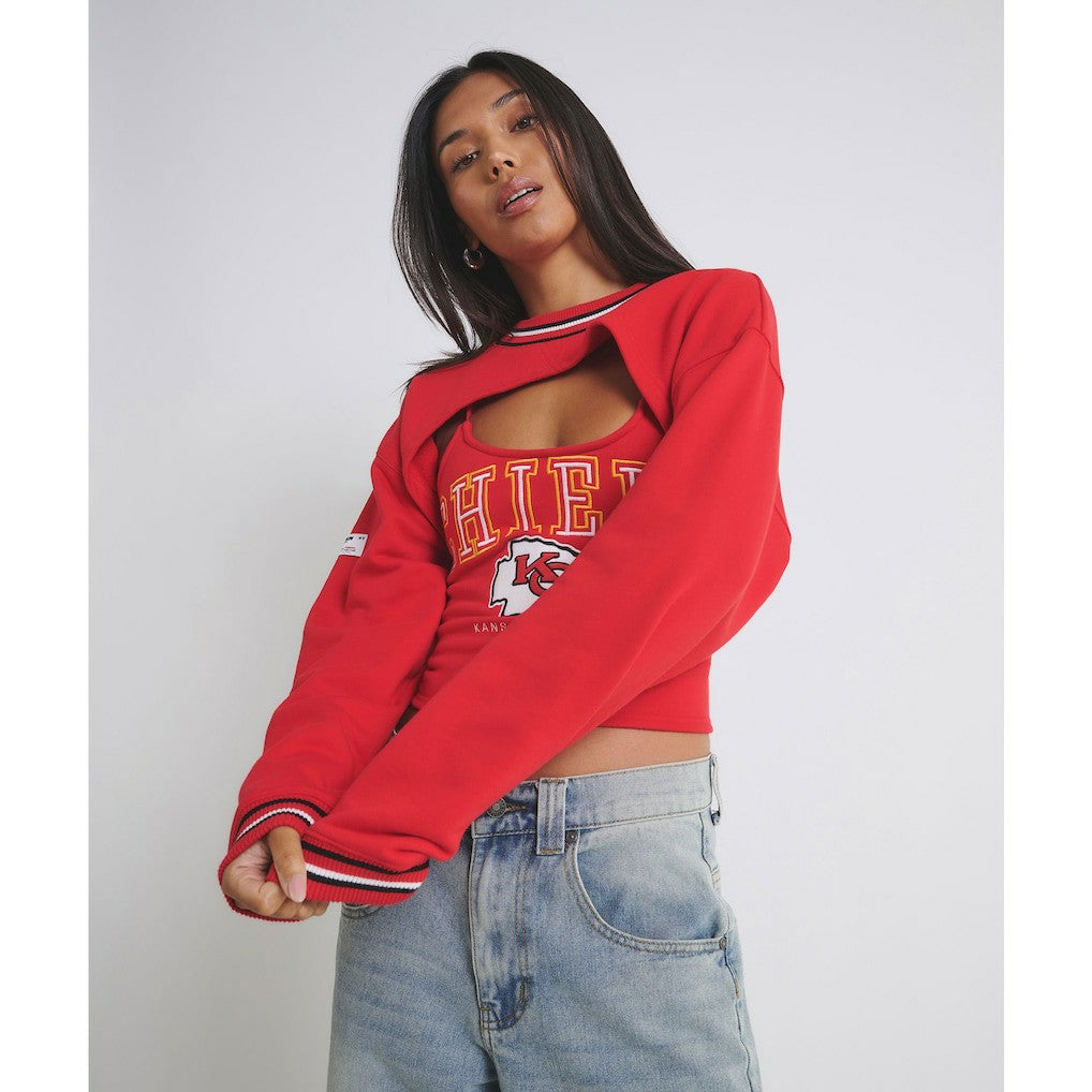 Off Season Women's Fleece Shrug Cami - Kansas City Chiefs