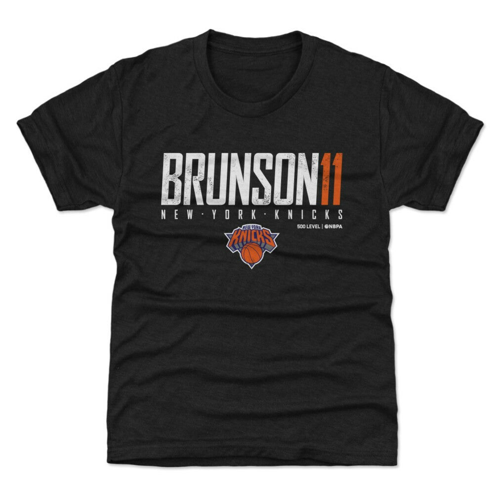 Jalen Brunson New York Knicks 500 Level Youth Elite T-Shirt