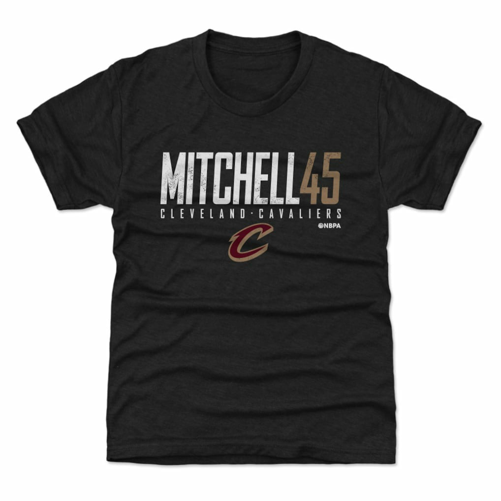 Donovan Mitchell Cleveland Cavaliers 500 Level Youth Elite T-Shirt sale
