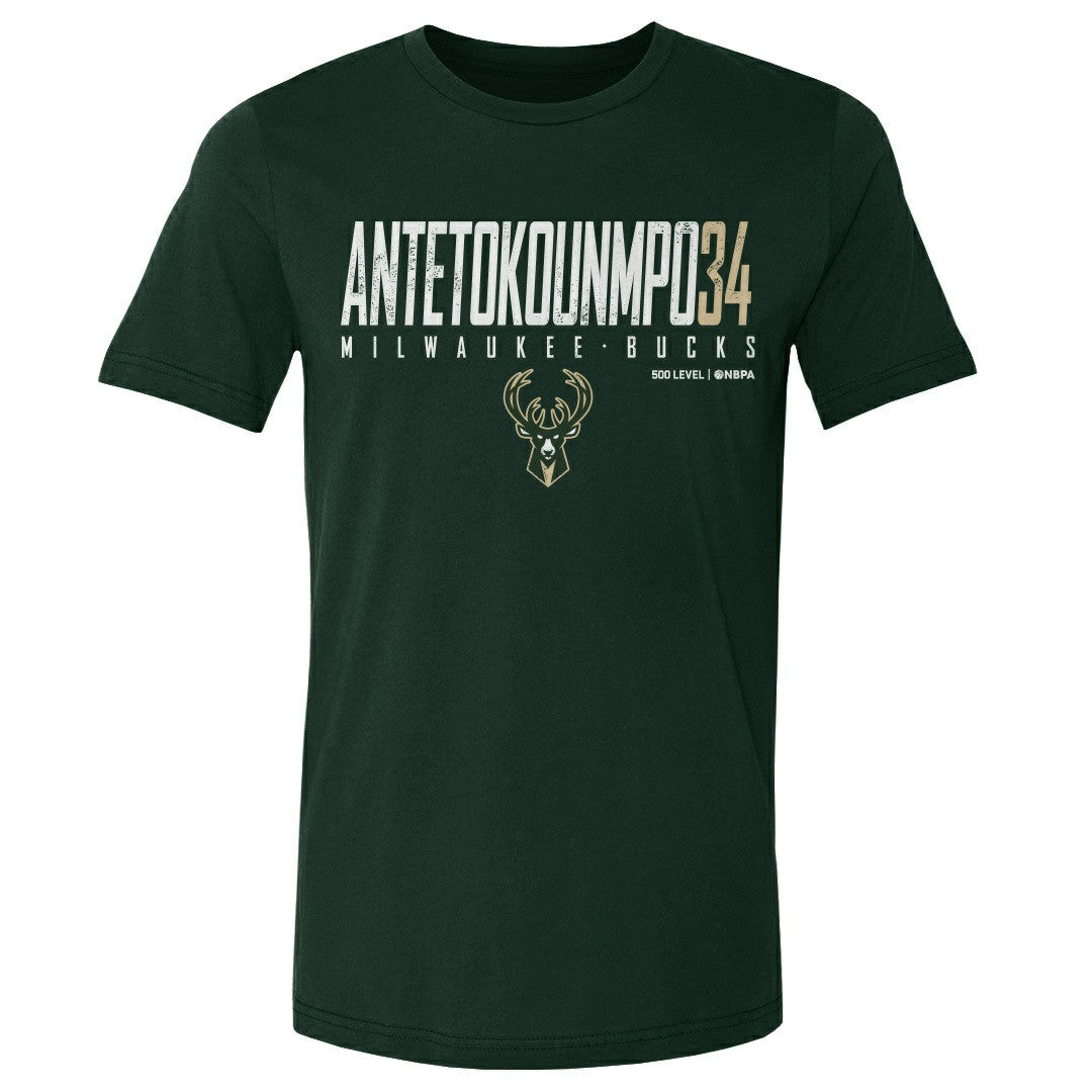 Giannis Antetokounmpo Milwaukee Bucks 500 Level Women's Elite T-Shirt