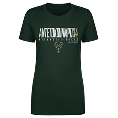 Giannis Antetokounmpo Milwaukee Bucks 500 Level Women's Elite T-Shirt