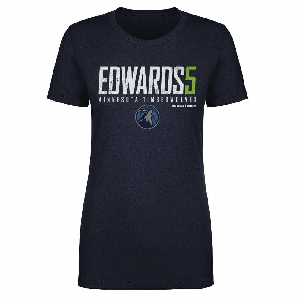 Anthony Edwards Minnesota Timberwolves 500 Level Women's Elite T-Shirt
