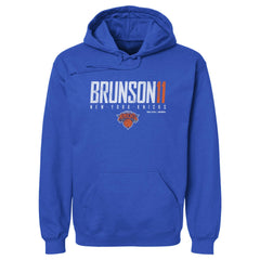 Jalen Brunson New York Knicks 500 Level Elite Pullover Hoodie