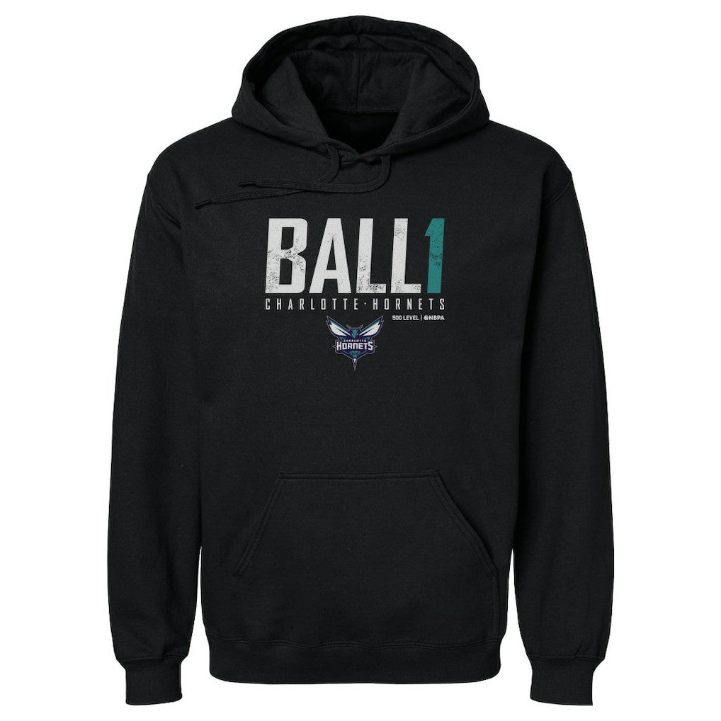 LaMelo Ball Charlotte Hornets 500 Level Elite Pullover Hoodie