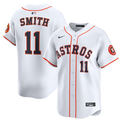 White Cam Smith #11 Houston Astros Nike Home Limited Player Jersey