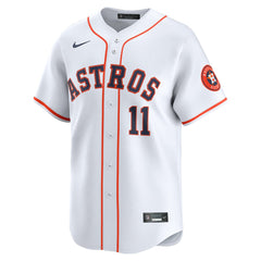 White Cam Smith #11 Houston Astros Nike Home Limited Player Jersey