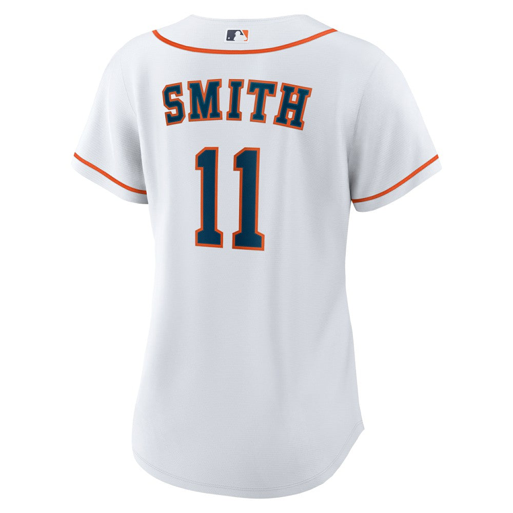 White Cam Smith Houston Astros Nike Women's Home Replica Jersey