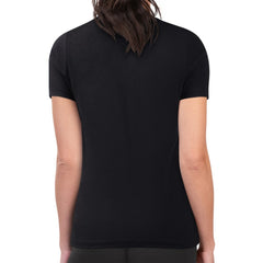 Black Miami Marlins G-III 4Her by Carl Banks Women's Super-Slim Fit Lightweight Retro Roses T-Shirt