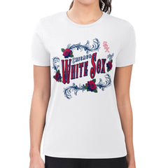 White Chicago White Sox G-III 4Her by Carl Banks Women's Super-Slim Fit Lightweight Retro Roses T-Shirt