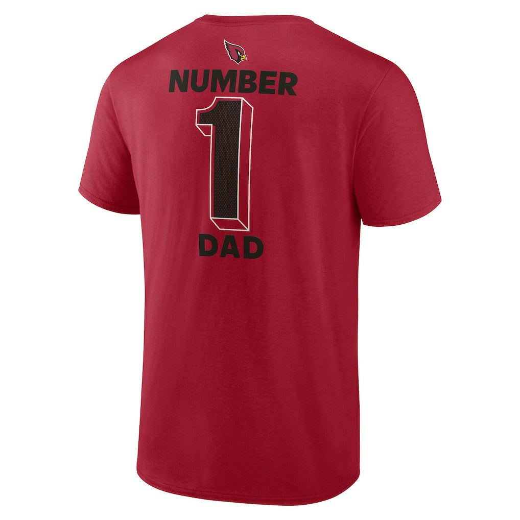 #1 Dad Jersey T-Shirt - Arizona Cardinals T-shirts