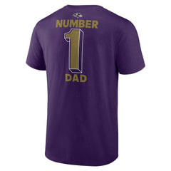 #1 Dad Jersey T-Shirt - Baltimore Ravens T-shirts