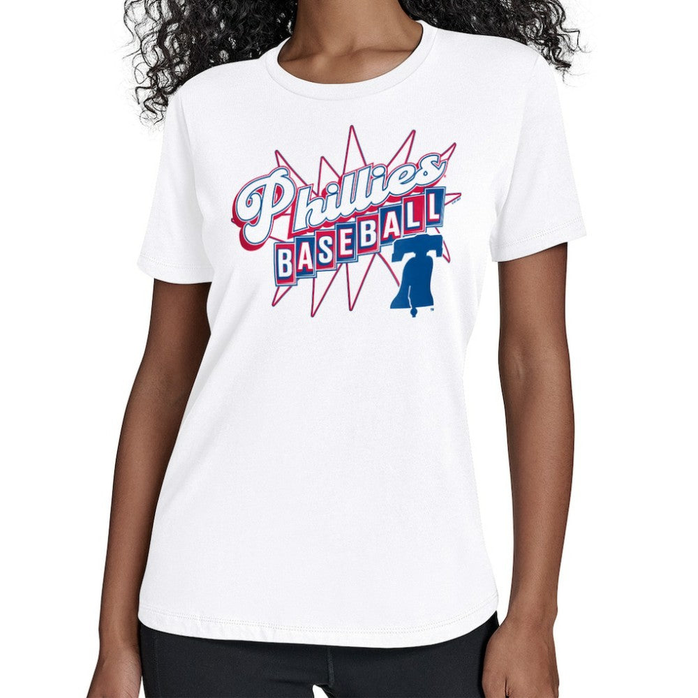 White Philadelphia Phillies Starter Women's Drive-In T-Shirt