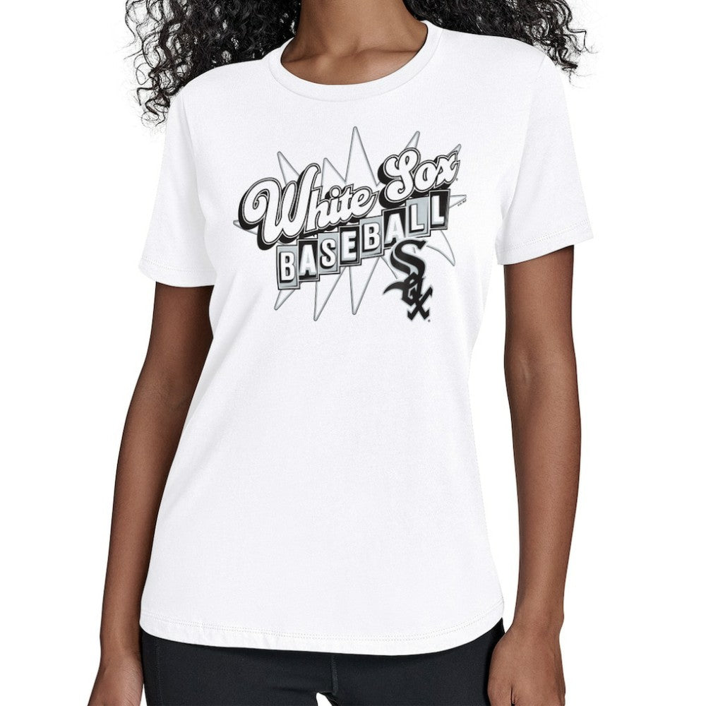 White Chicago White Sox Starter Women's Drive-In T-Shirt