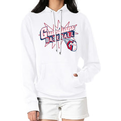 White Cleveland Guardians Starter Women's Drive-In Pullover Hoodie