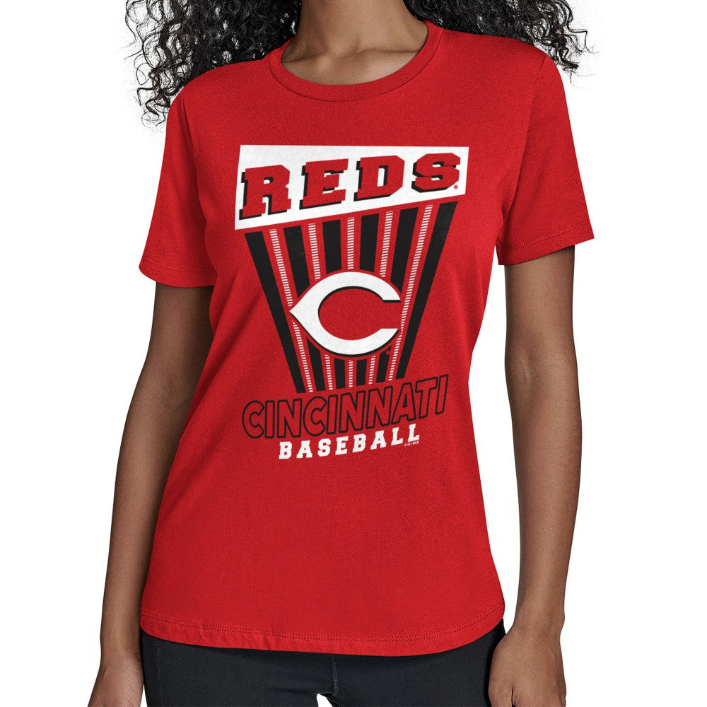 Red Cincinnati Reds Starter Women's Poster Print T-Shirt