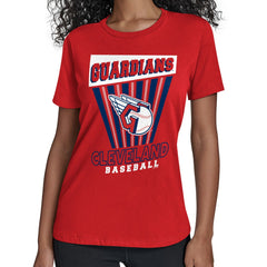 Red Cleveland Guardians Starter Women's Poster Print T-Shirt