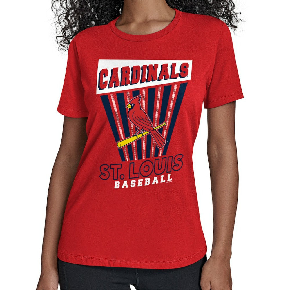 Red St. Louis Cardinals Starter Women's Poster Print T-Shirt
