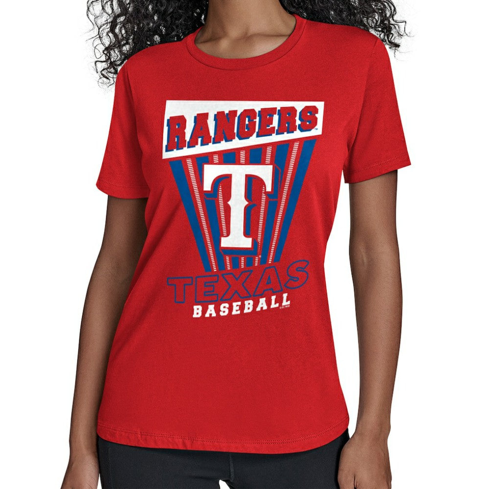 Red Texas Rangers Starter Women's Poster Print T-Shirt