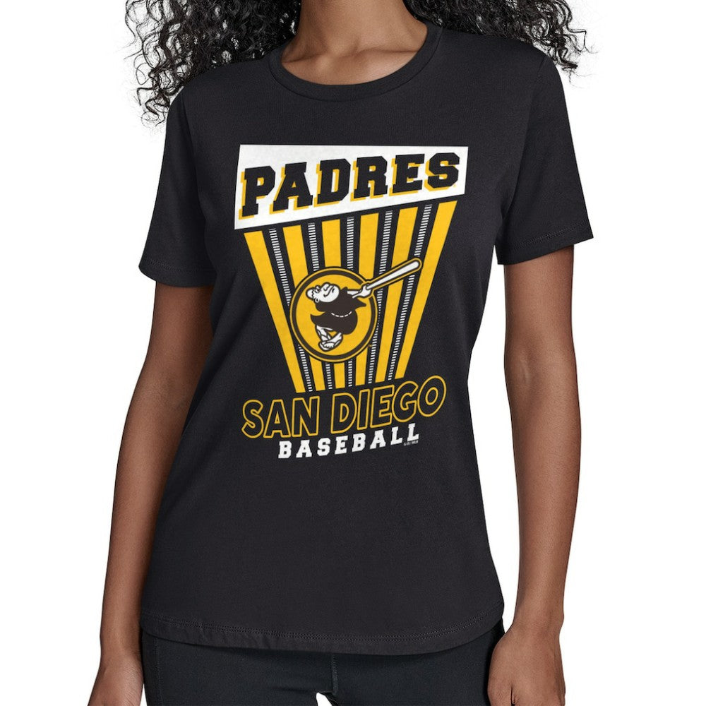 Black San Diego Padres Starter Women's Poster Print T-Shirt