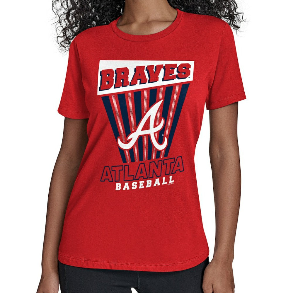 Red Atlanta Braves Starter Women's Poster Print T-Shirt