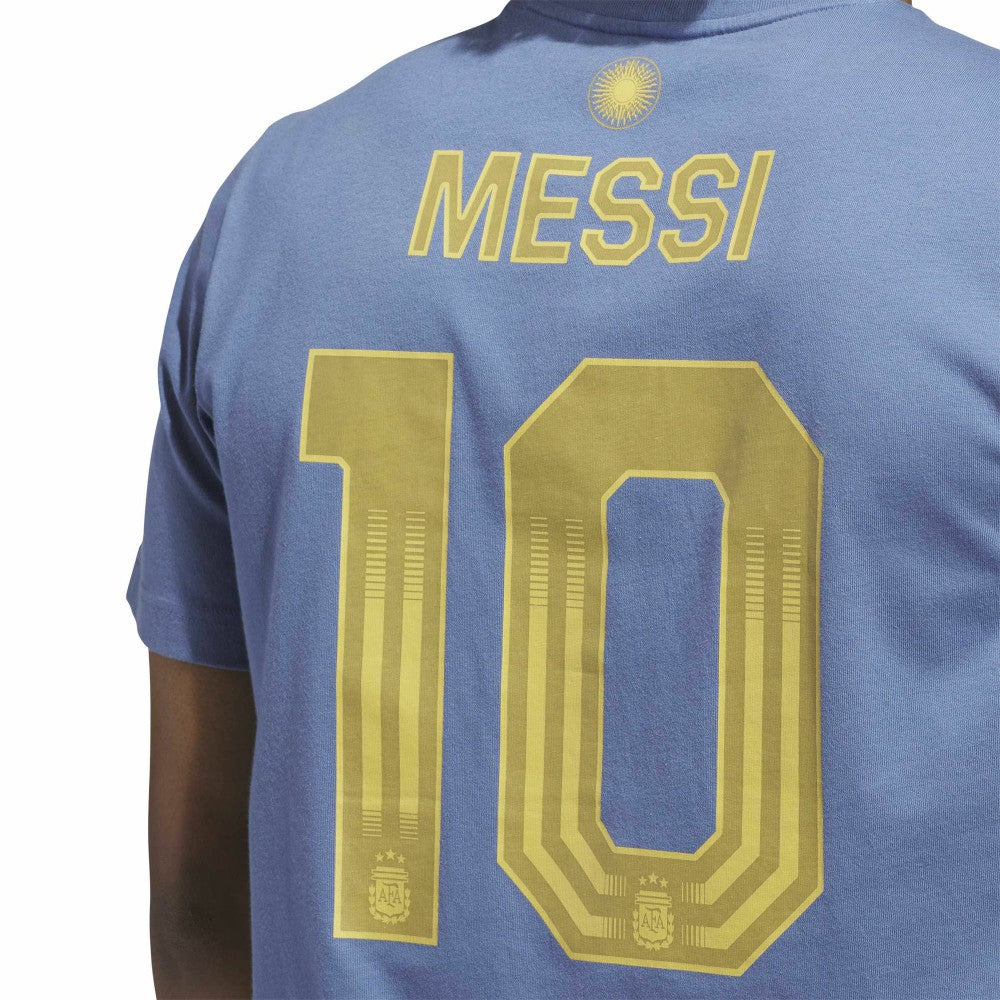 Lionel Messi Argentina National Team Name & Number T-Shirt