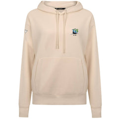 Khaki Tampa Bay Rays Levelwear Women's Cooperstown Collection Adorn Core Logo Pullover Hoodie