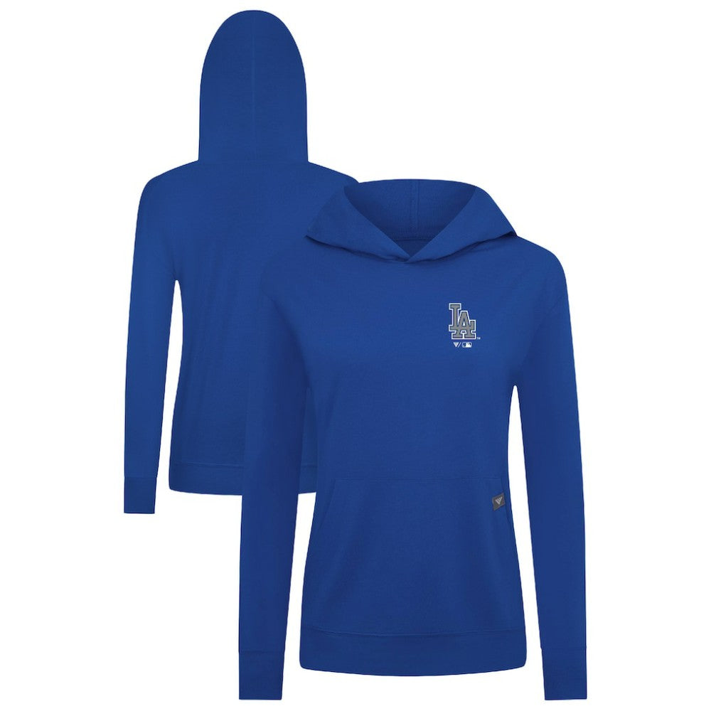 Royal Los Angeles Dodgers Levelwear Women's Cooperstown Collection Relay Core Logo Pullover Hoodie