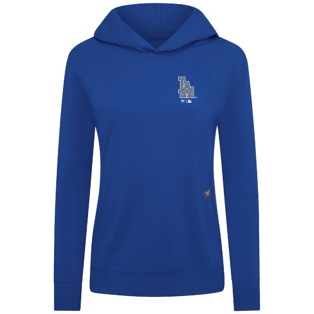 Royal Los Angeles Dodgers Levelwear Women's Cooperstown Collection Relay Core Logo Pullover Hoodie