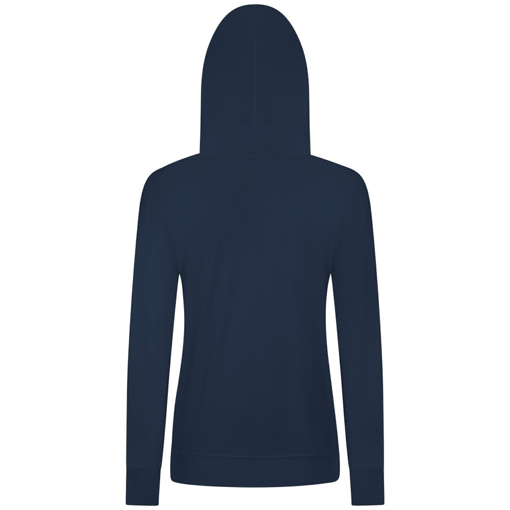 Navy Milwaukee Brewers Levelwear Women's Cooperstown Collection Relay Core Logo Pullover Hoodie