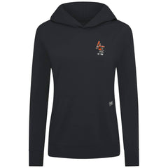 Black Baltimore Orioles Levelwear Women's Cooperstown Collection Relay Core Logo Pullover Hoodie