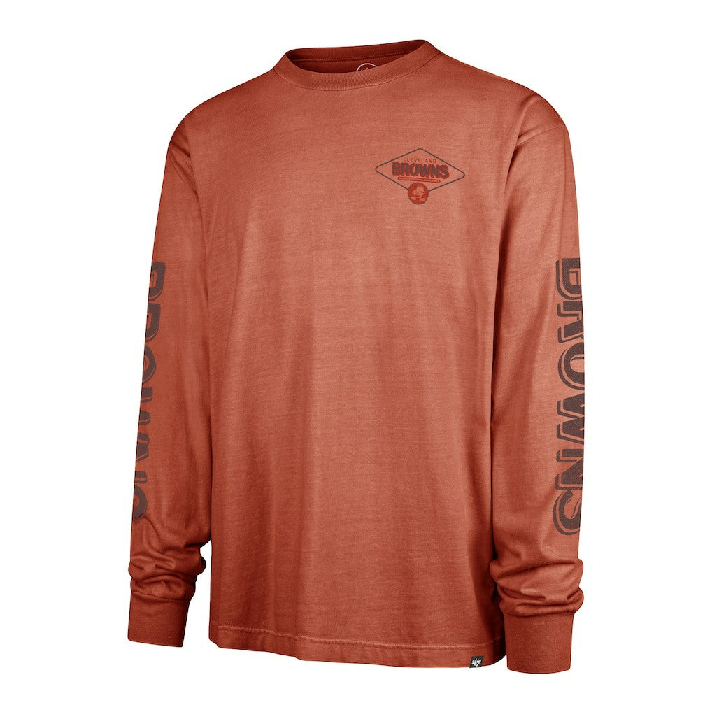 '47 Cairn Ravine Foundation Throwback Long Sleeve T-Shirt - Cleveland Browns T-shirts
